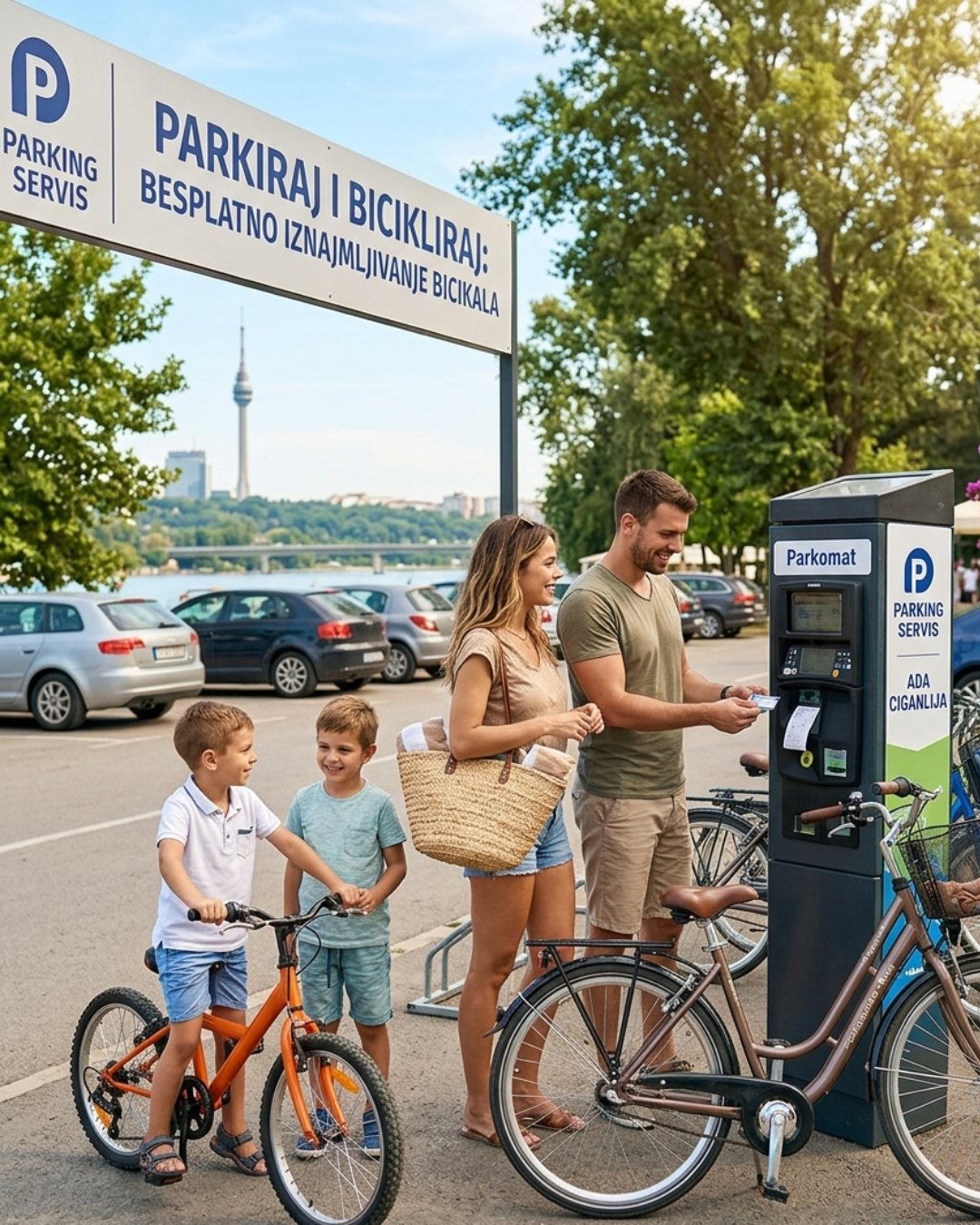 Parkiraj i bicikliraj: Kompletan vodič kroz besplatno iznajmljivanje bicikala na Adi Ciganliji [2026]