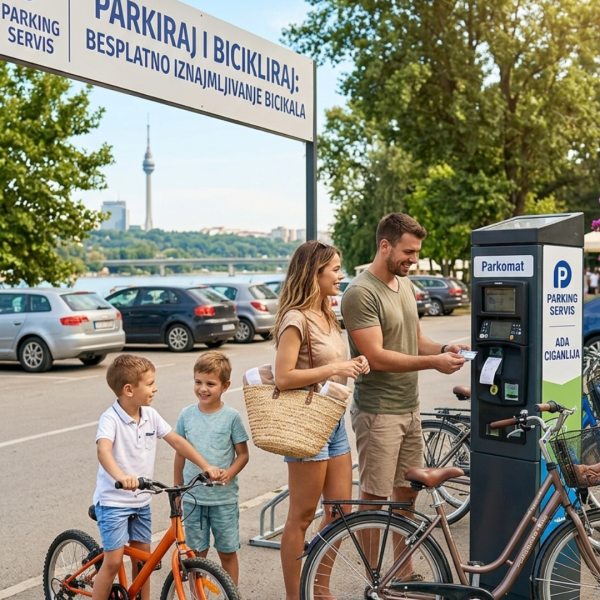 Parkiraj i bicikliraj: Kompletan vodič kroz besplatno iznajmljivanje bicikala na Adi Ciganliji [2026]